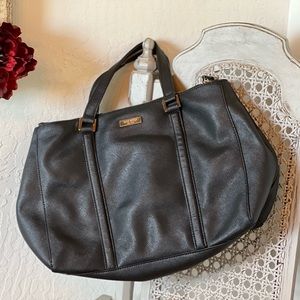 Black Kate Spade bag with some love.